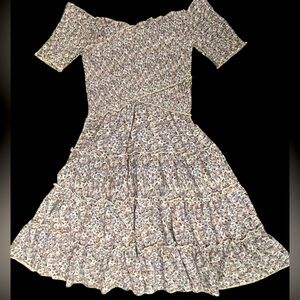 Floral Off-Shoulder Dress